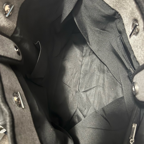 Gray Canvas Tote Bag - Picture 3 of 4